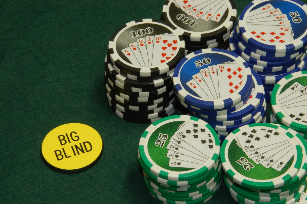 3 card poker typical blind bets